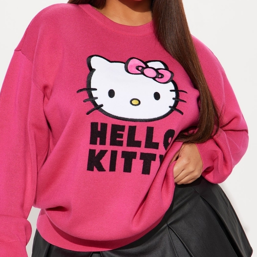 NWT 3X HELLO KITTY SWEATER - Picture 5 of 12